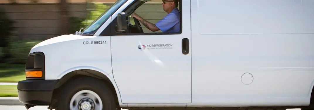 KIC Refrigeration service vehicle serving Pittsburgh area